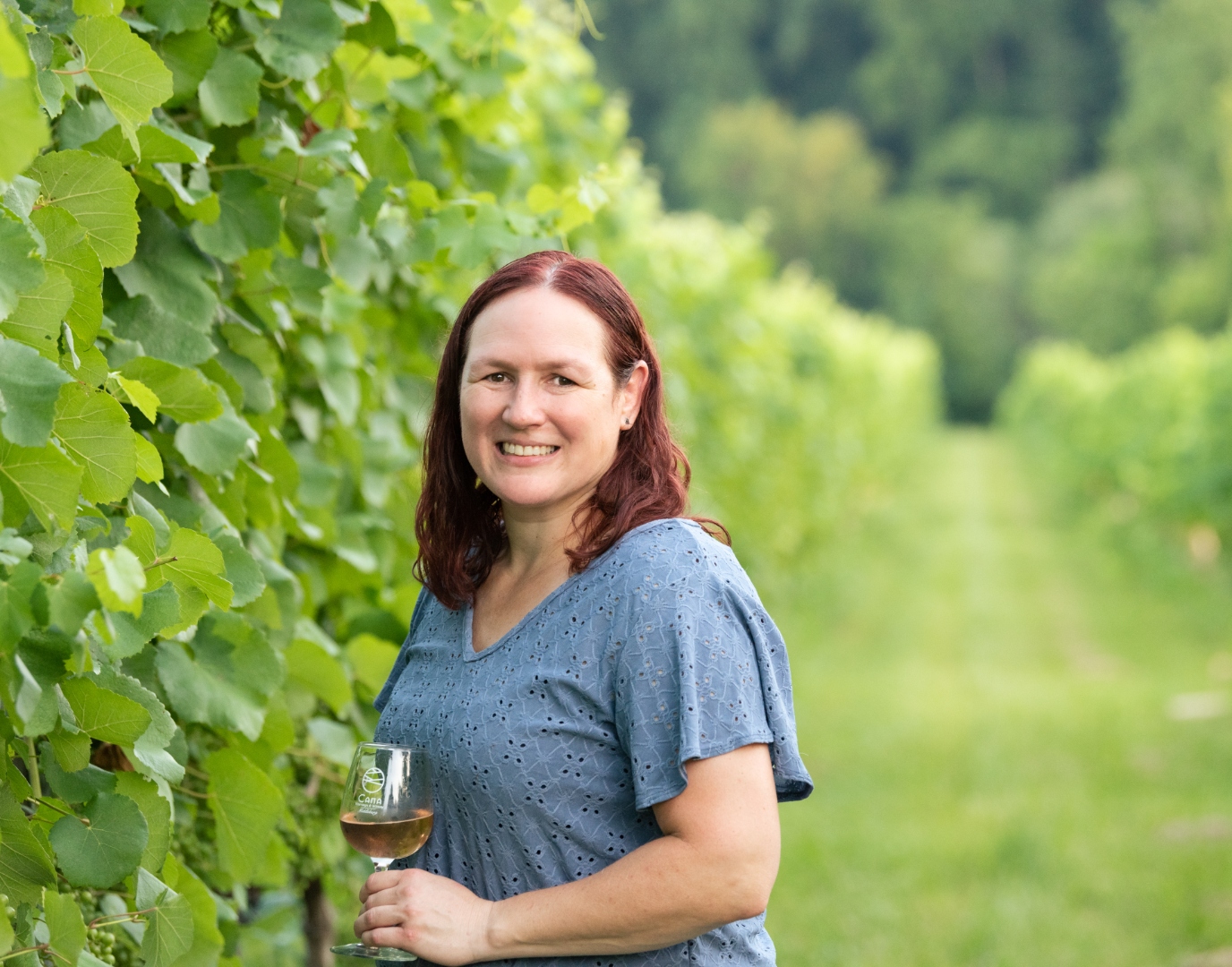 Melanie Natoli, winemaker at Cana Vineyards & Winery